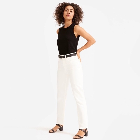 Everlane The Cheeky Straight Jean Bone 29 Ankle - Picture 1 of 11